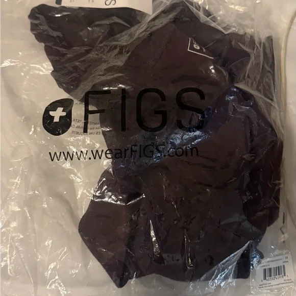 NWT DEEP PURPLE SALTA FIGS BODYSUIT XS - Picture 2 of 3